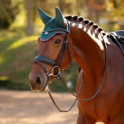 LeMieux Loire Satin Fly Hood AW23 - Atlantic - Medium