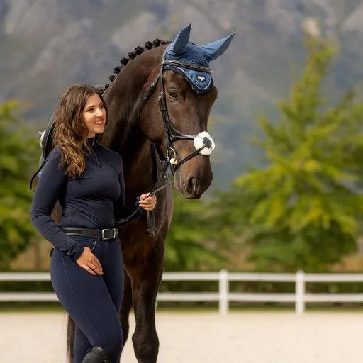 LeMieux Loire Satin Fly Hood AW23 - Orchid - Medium