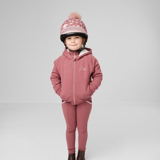 LeMieux Mini Sherpa Lined Lily Hoodie AW23 - Orchid - Age 3-4