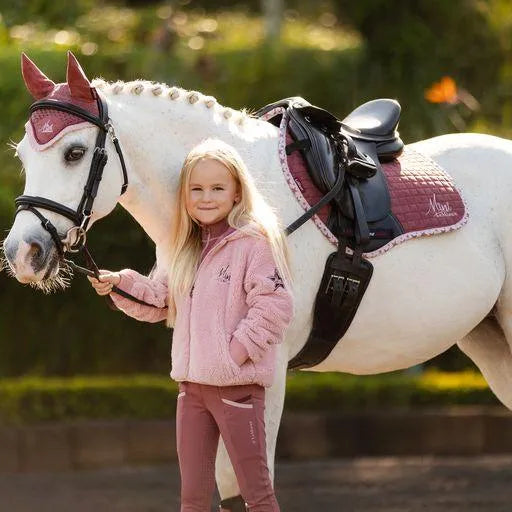 LeMieux Mini Teagan Fleece AW23 - Pink Quartz - Age 3-4