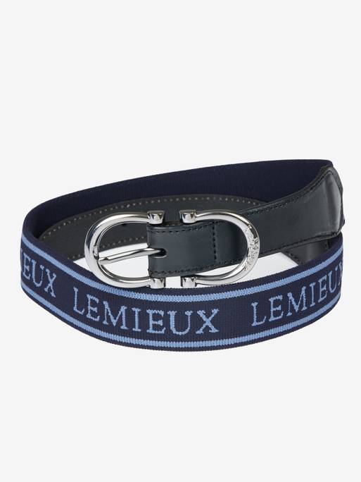 LeMieux Navy Elasticated Belt - Navy - X-Small