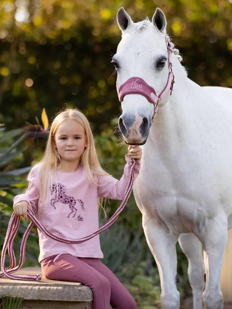 LeMieux New Mini Jamie Long Sleeve Top AW23 - Pink Quartz - 3-4 Years