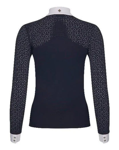 LeMieux Olivia Long Sleeve Show Shirt - White - Ladies 8