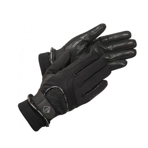 LeMieux Pro Touch Waterproof Lite Riding Gloves - Small - Black