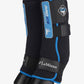 LeMieux ProIce Freeze Therapy Boots - Black with Blue binding - Medium