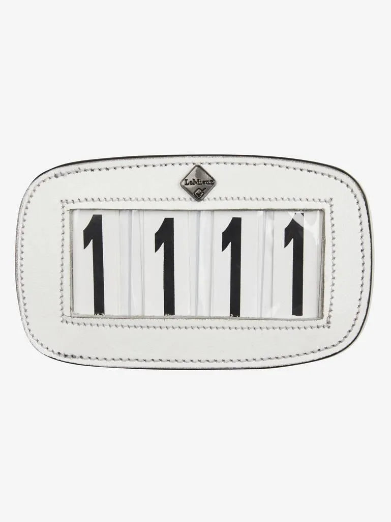 LeMieux Saddle Number Square 4 Spaces - White - -