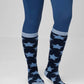 LeMieux Sasha Star Fluffies Winter Socks AW23 - Atlantic - Junior