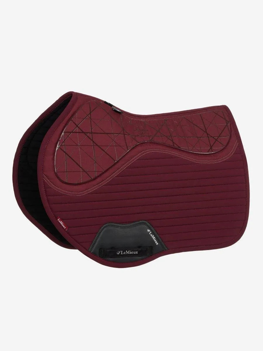 LeMieux Soft Shell Anti Slip EuroJump Square - Burgandy - Large