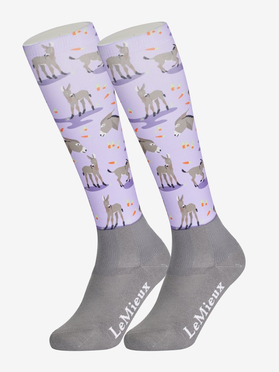 LeMieux SS23 Footsie Socks - Donkeys - Adult