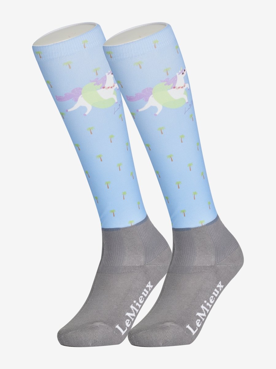 LeMieux SS23 Footsie Socks - Unicorn - Adult