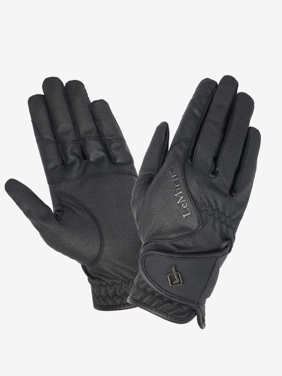 LeMieux SS24 Close Contact Riding Gloves - Black - X-Small