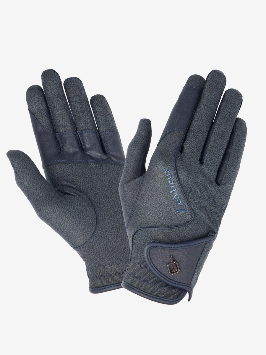 LeMieux SS24 Close Contact Riding Gloves - Navy - X-Small