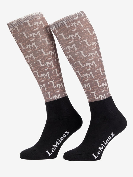 LeMieux SS24 Footsie Socks Florence - Walnut - Junior