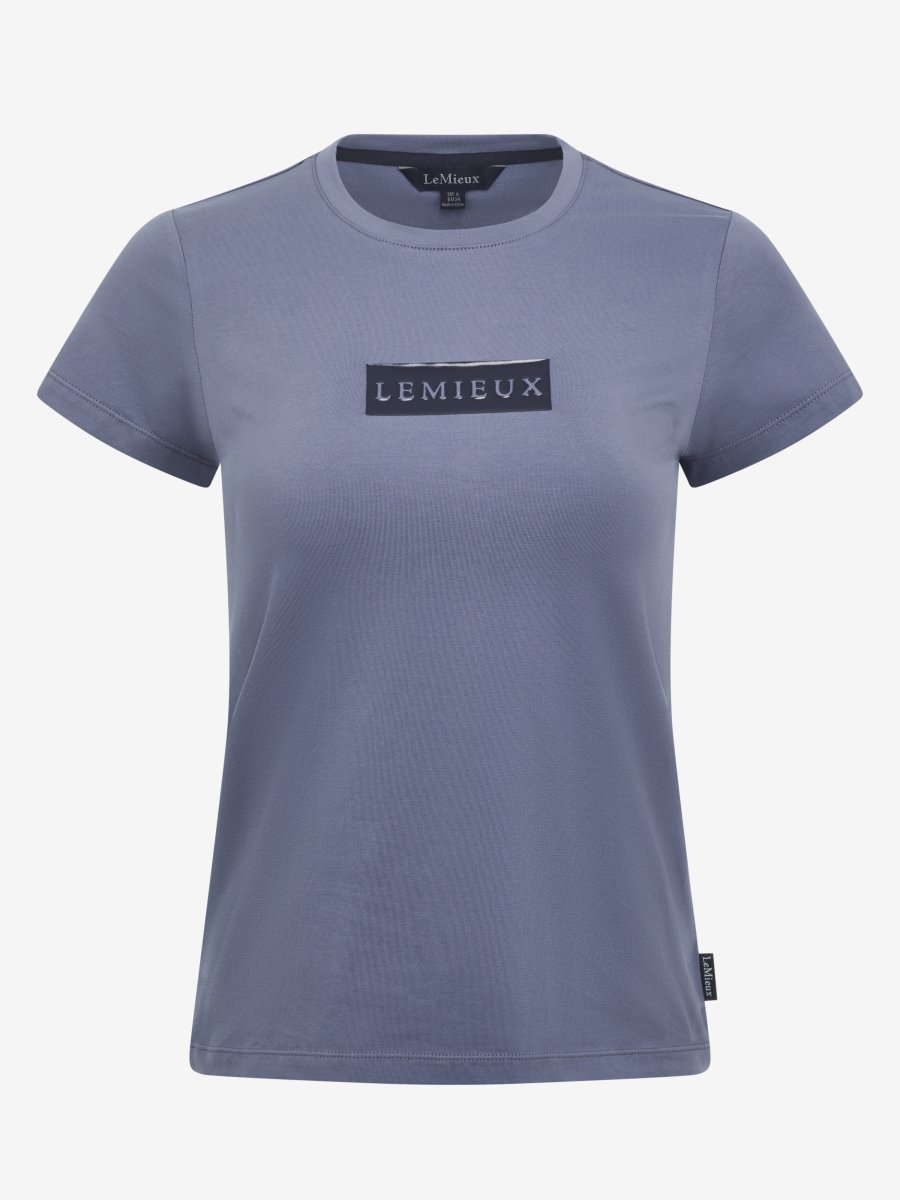 LeMieux SS24 Ladies Classique T-Shirt - Jay Blue - Ladies 6UK