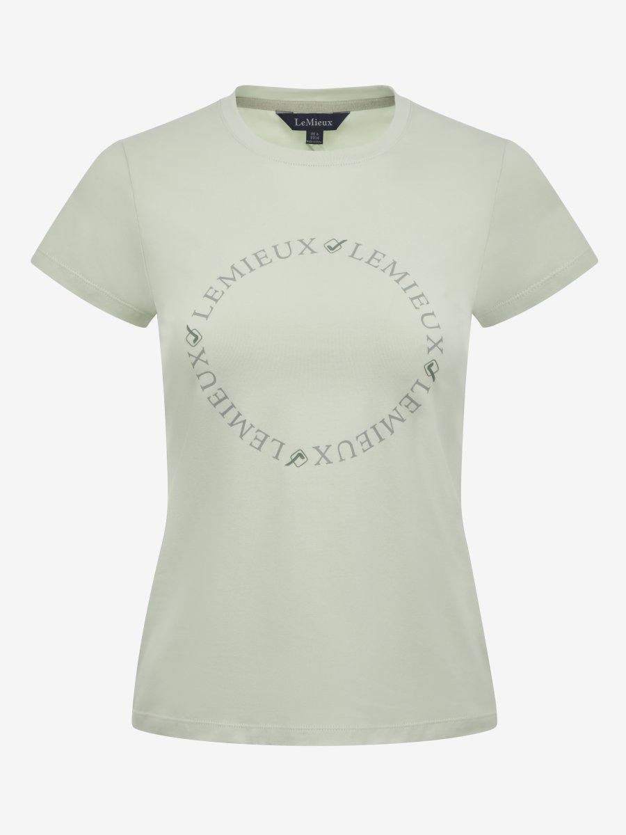 LeMieux SS24 Ladies Classique T-Shirt - Pistachio - Ladies 6UK