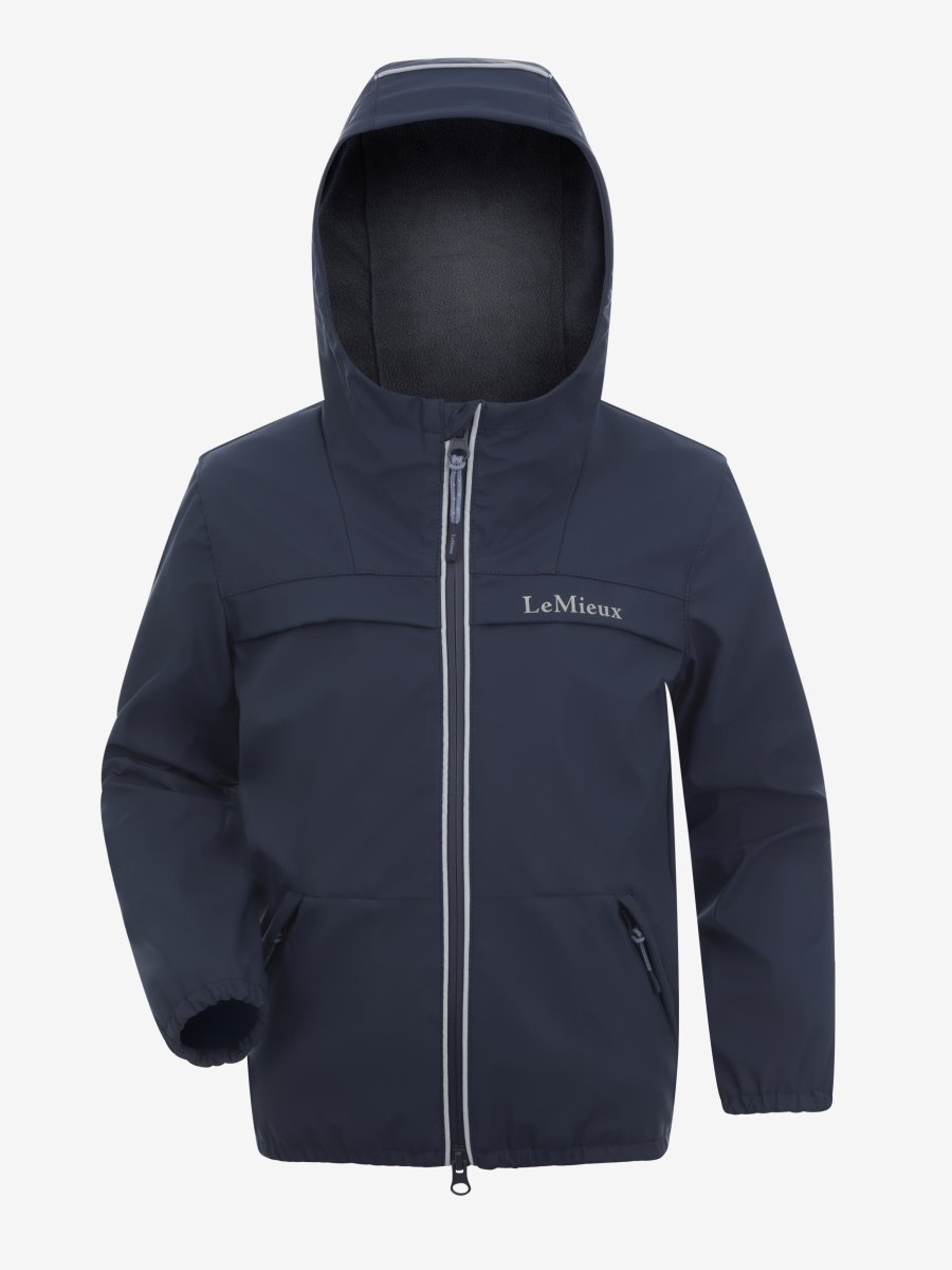 LeMieux SS24 Young Rider Taylor Waterproof Jacket - Navy - 11-12 years