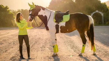 LeMieux Suede Dressage Square SS23 - Kiwi - Large