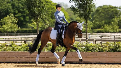 LeMieux Suede Dressage Square SS23 - Mist - Large