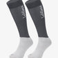 LeMieux Twin Pack Competition Socks - Slate Grey - Small