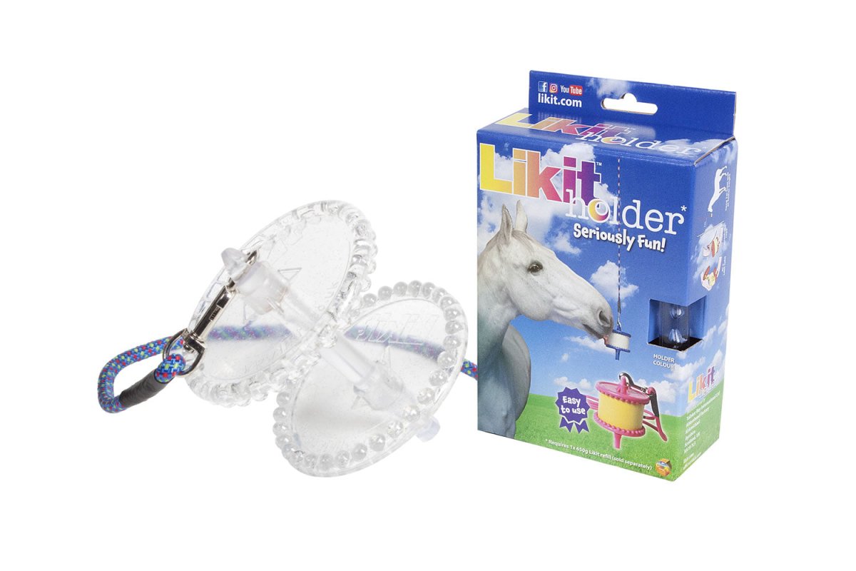 Likit Holder - Clear Glitter -