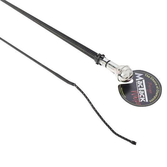 Mactack Dressage Whip With Ball Cap - Black - 39"