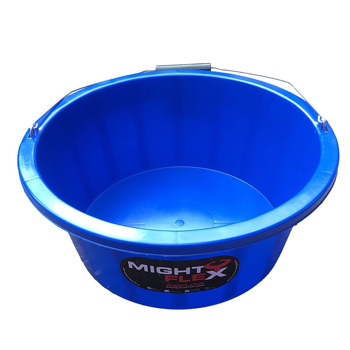 Mightyflex Shallow Feeder/Multi Purpose Bucket 15 Lt - Blue - 15Lt