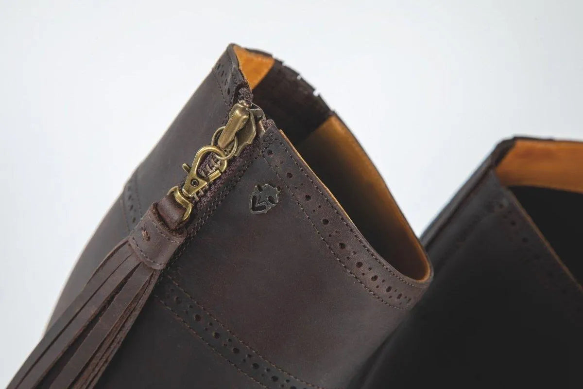 Moretta Alessandra Country Boots - Chocolate - 4/37