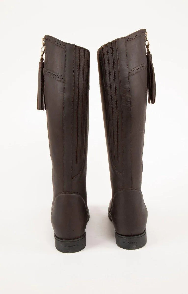 Moretta Alessandra Country Boots - Chocolate - 4/37