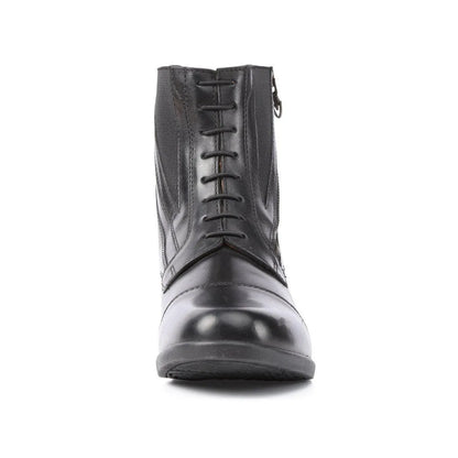 Moretta Alessia Leather Paddock Boot - Black - 4/37