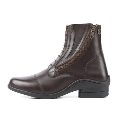 Moretta Alessia Leather Paddock Boot - Black - 4/37