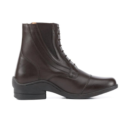 Moretta Alessia Leather Paddock Boot - Black - 4/37