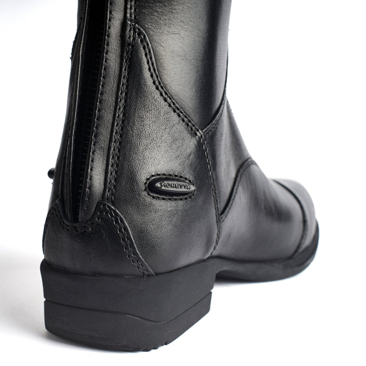 Moretta Gianna Riding Boots - Black - Black - 3/35