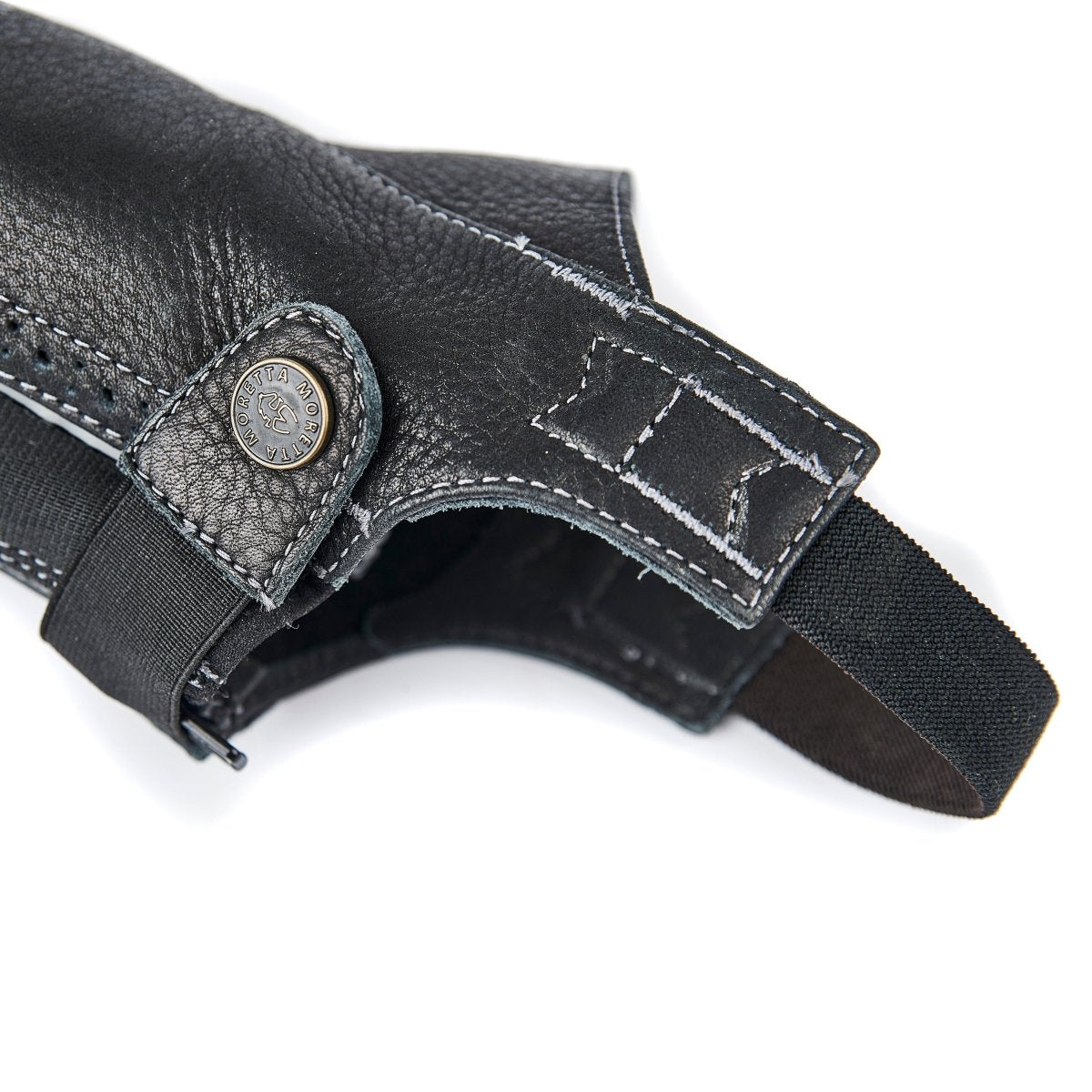 Moretta Lucetta Leather Gaiters - Black - Short L