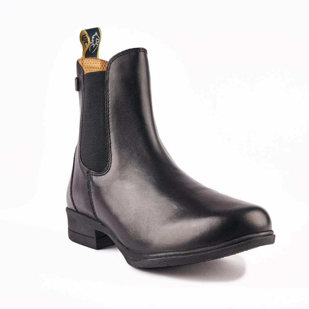 Moretta Lucilla Leather Jodhpur Boots - Black - 10/28
