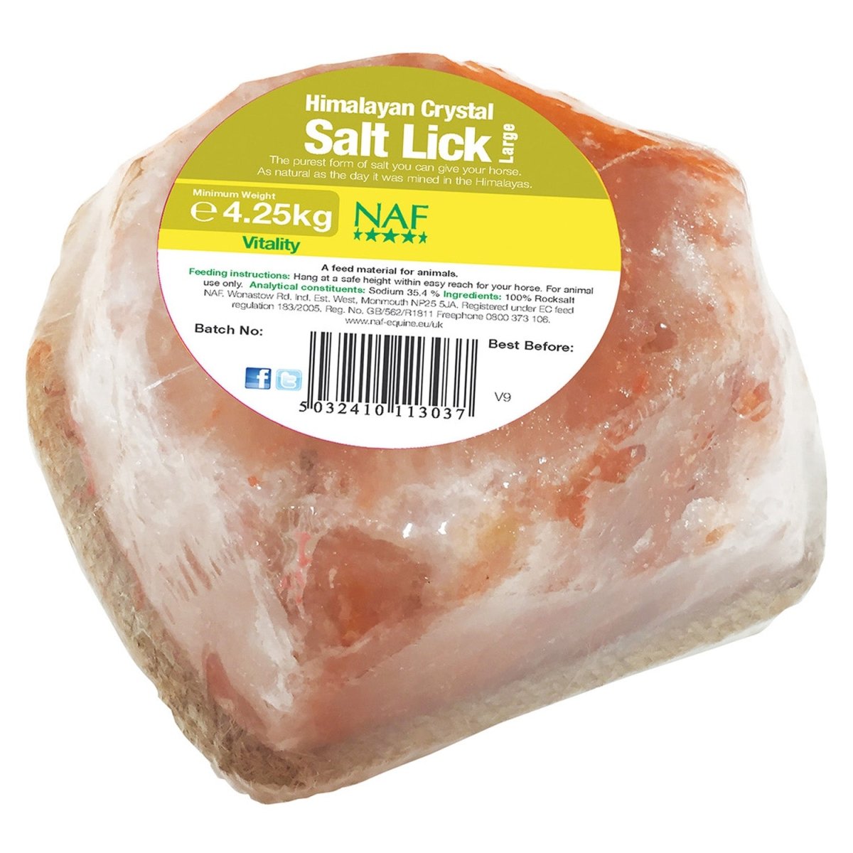 Naf Himalayan Salt Lick - 4.5Kg -