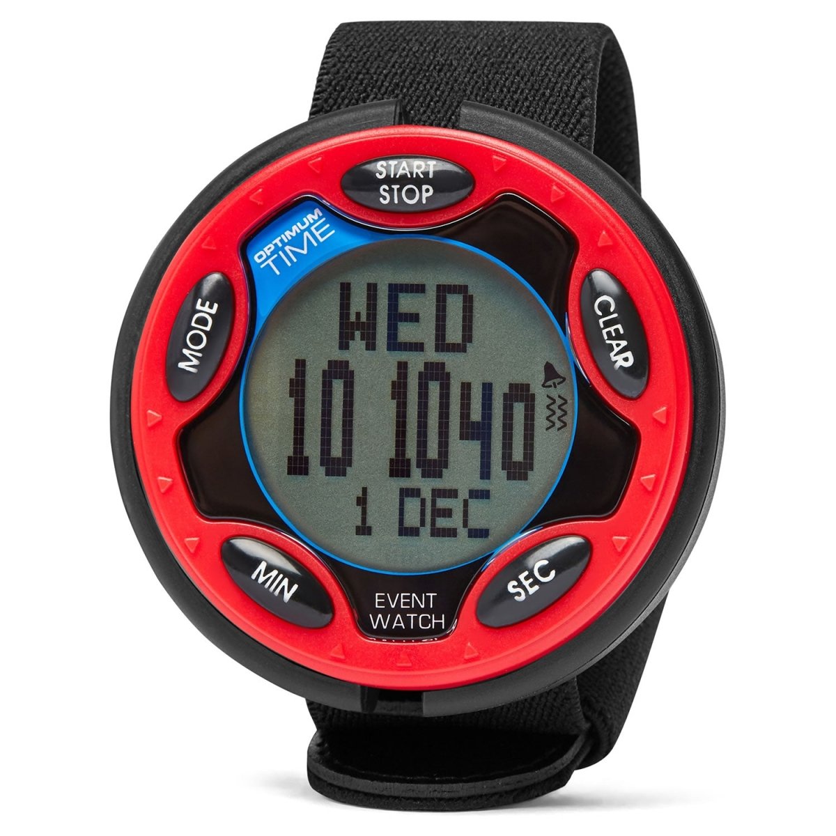 Optimum Time Rechargeable Event Watch - Red -