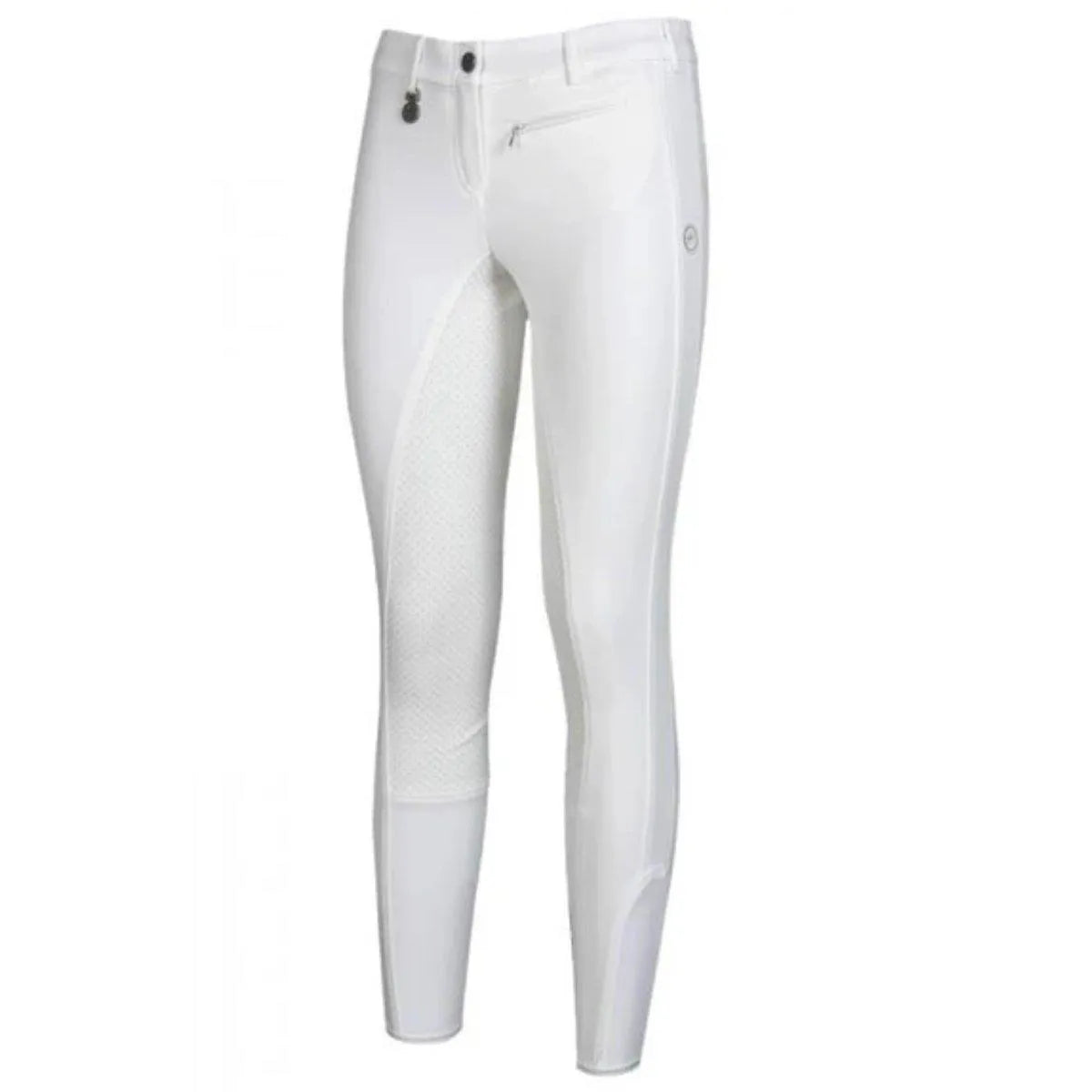 Pikeur Baila Grip Knee Breeches - White - Ladies 8