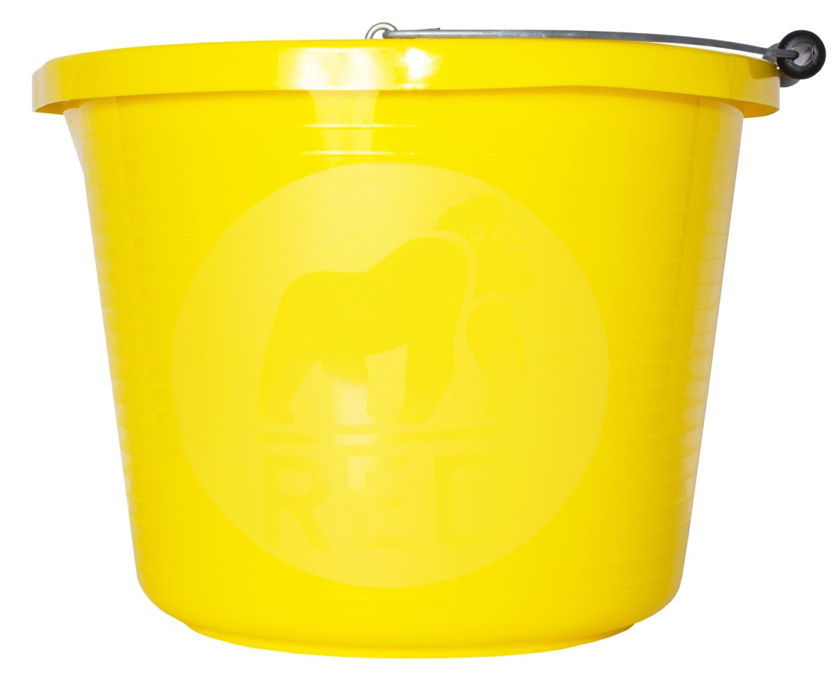 Red Gorilla Premium Bucket - Yellow - 15Lt