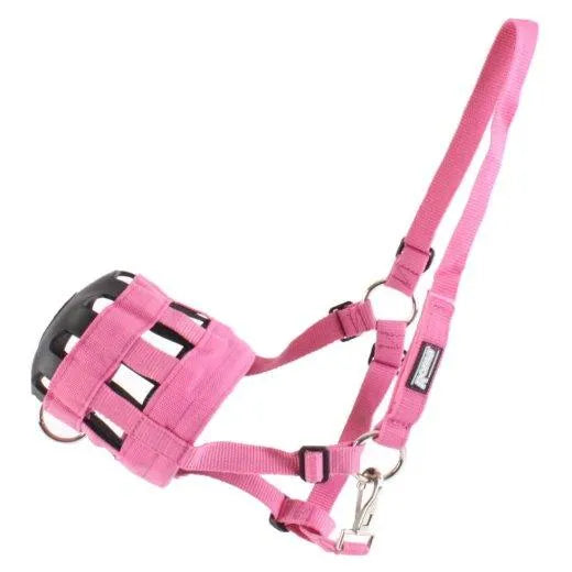 Roma Grazing Muzzle - Navy - Cob