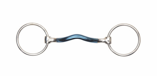 Shires Blue Sweet Iron Loose Ring With Mullen - Blue Sweet Iorn - 4.5