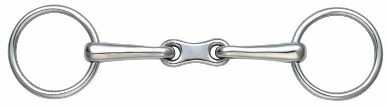 Shires French Link Bradoon - Stainless Steel - 4.5