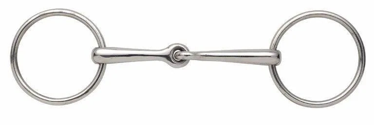 Shires Jointed Mouth Snaffle - Stainless Steel - 4.5