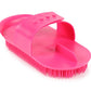 Shires Plastic Curry Comb - Baby Pink -
