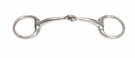 Shires Small Ring Curved Mouth Eggbutt - Stainless Steel - 4.5