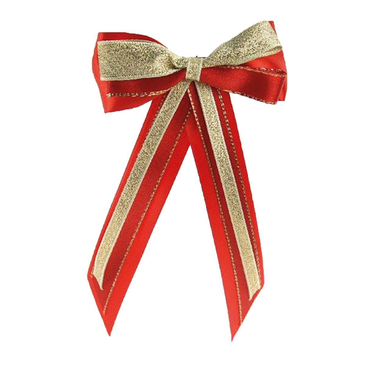 Showquest Hairbow & Tails - Red/Gold -