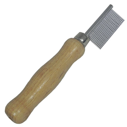 Smart Grooming Quarter Marking Comb Wooden Handle - Each -