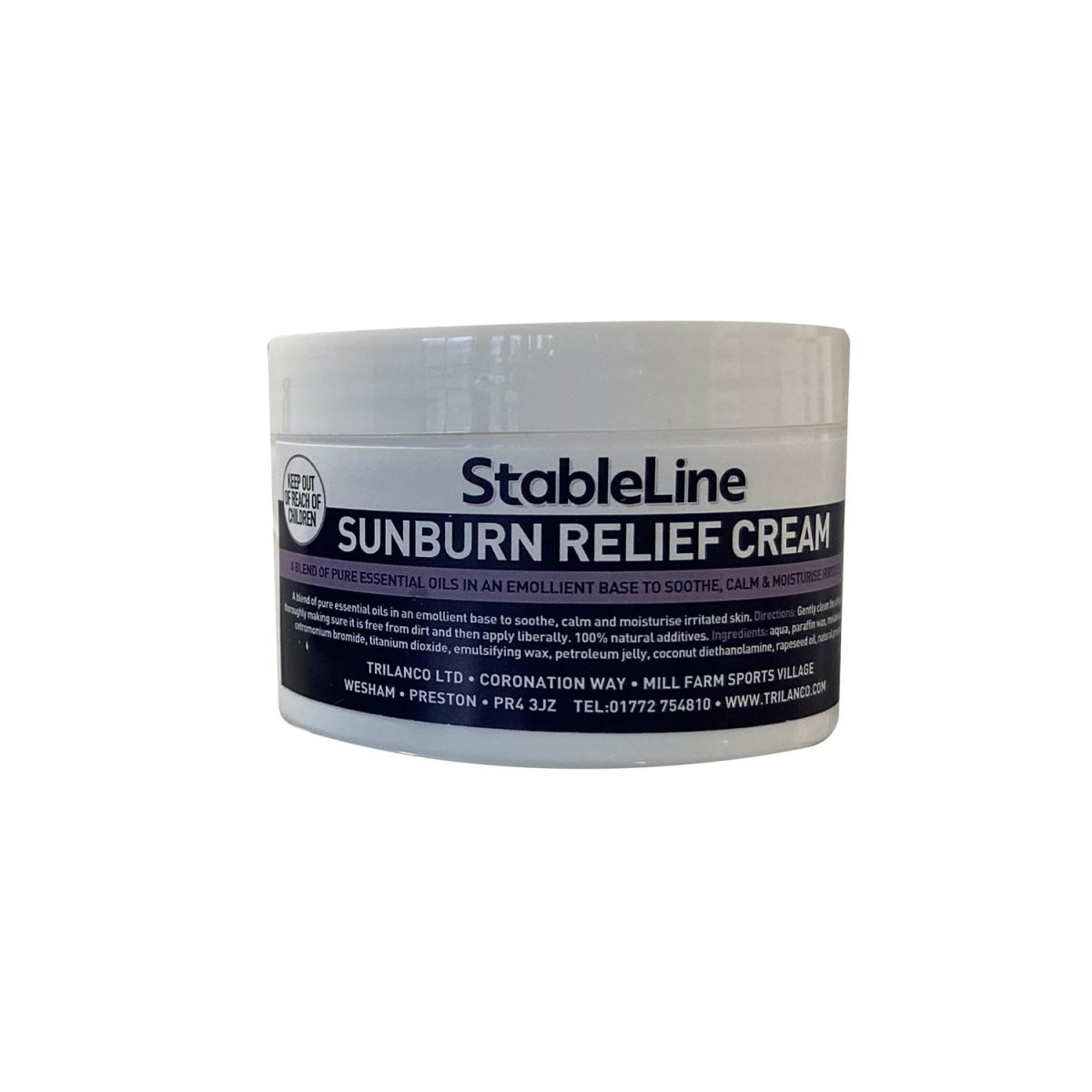Stableline Sunburn Relief Cream - 100Gm -
