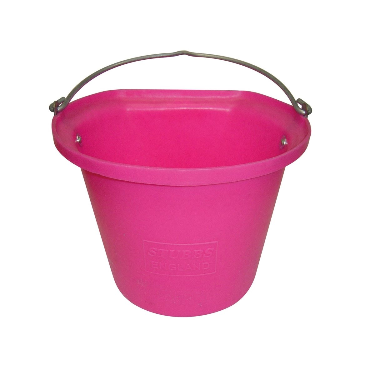 Stubbs Hanging Bucket Flat Sided - Pink - 14Lt