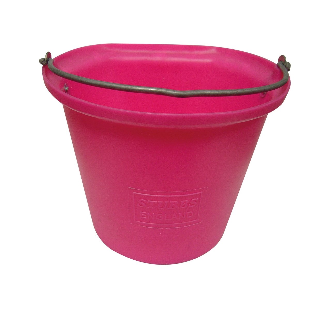 Stubbs Hanging Bucket Flat Sided - Pink - 18Lt