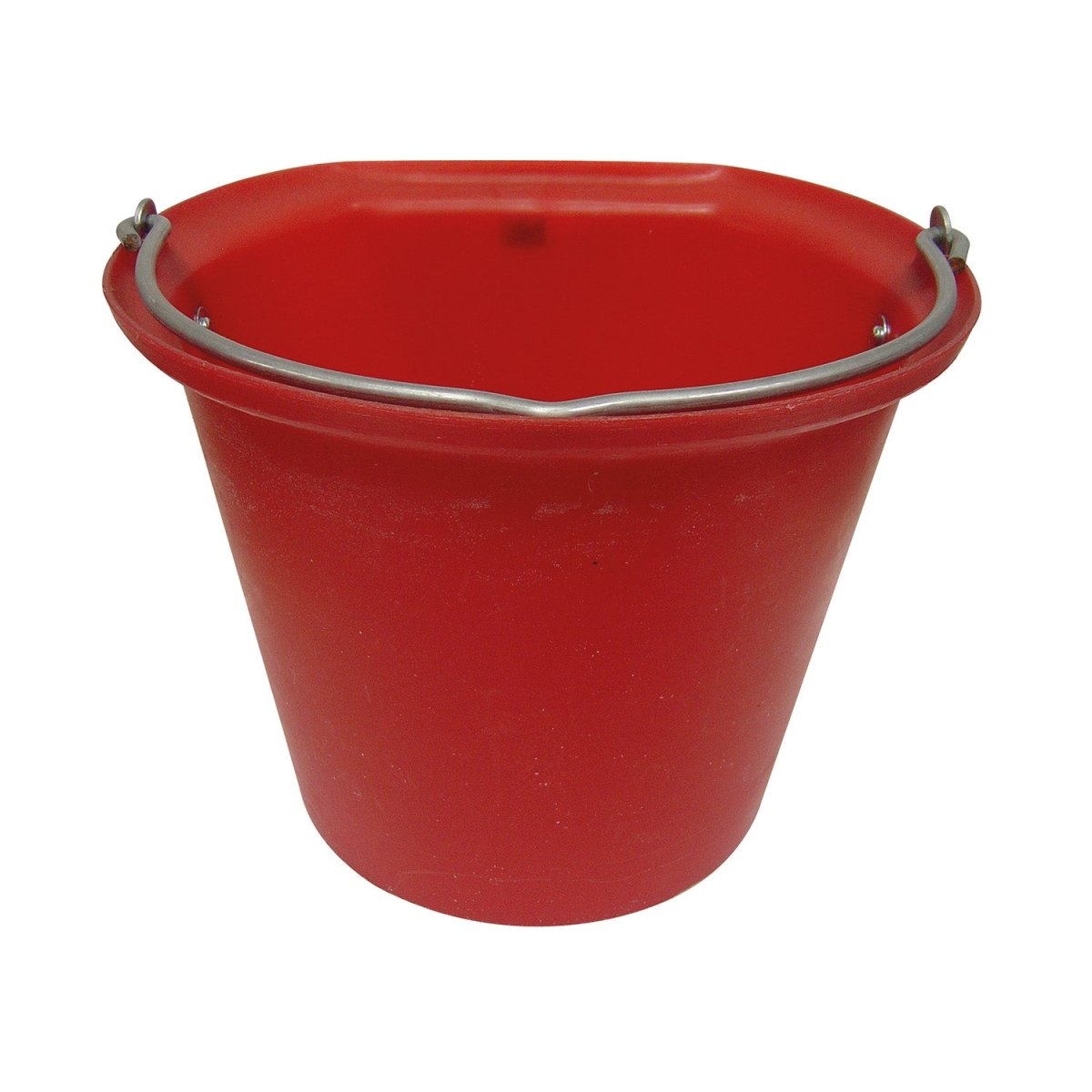 Stubbs Hanging Bucket Flat Sided - Red - 18Lt